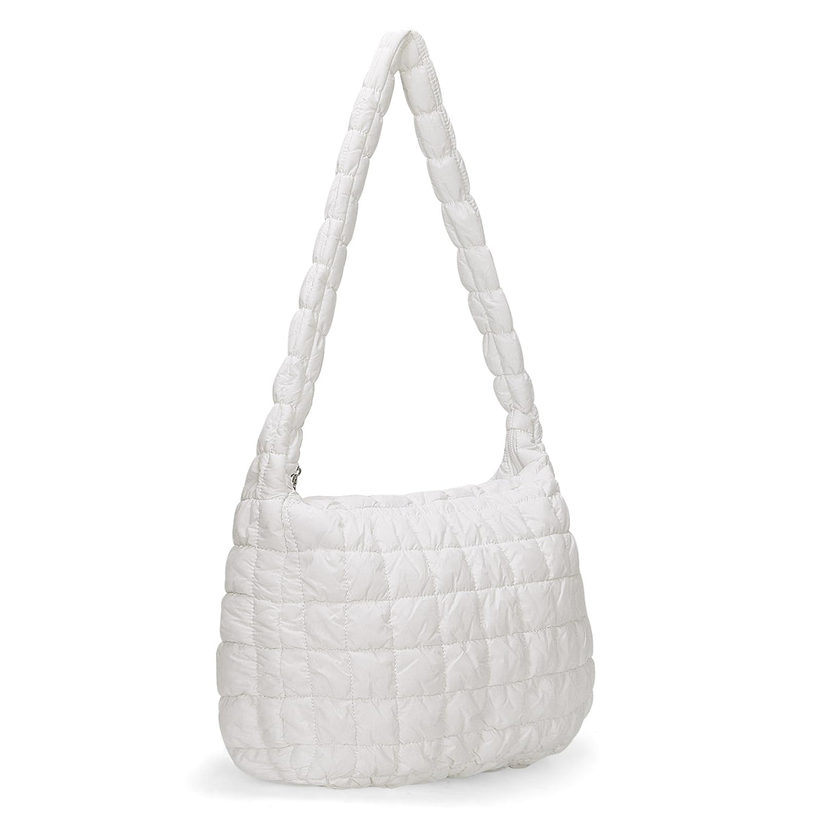 YFGBCX Quilted Tote Bag for Women Puffer Bag Quilted Bag Lightweight Puffy Tote Bag Quilted Padding Shoulder Bag Padded Hobo Crossbody Bag Zip Closure