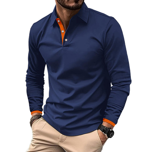 Men's Long Sleeve Classic Golf Polo