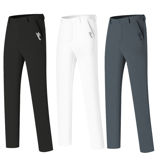 Men's Quick-Drying Elastic Golf Trousers and Shorts