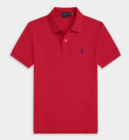 Men's Casual Cotton Polo Shirt - Short Sleeve (One Piece)